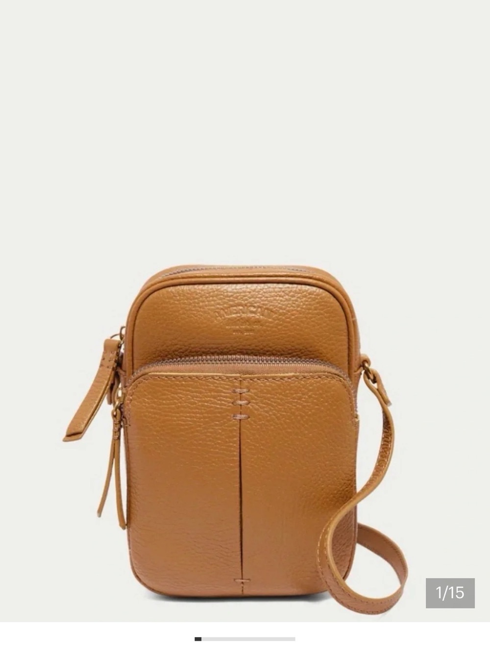 American Leather Co Crossbody Bag in Tan